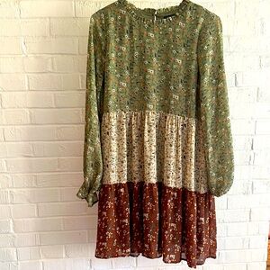 Staccato Size Large Boho Dress